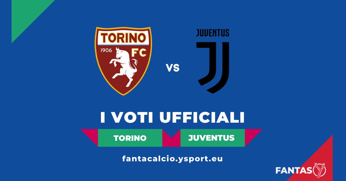 Voti Torino-Juventus 0-1: Pagelle Ufficiali Fantacalcio ...