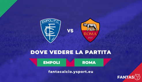 Empoli-Roma Streaming Gratis e Diretta Tv (Serie A 2021-22)