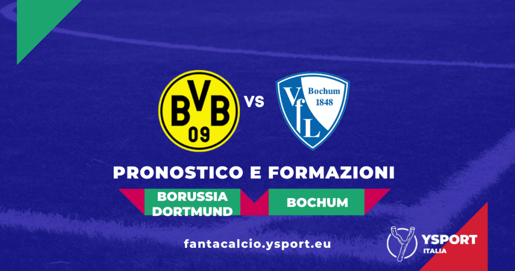 Borussia Dortmund-Bochum: Pronostico e Formazioni (Bundesliga 2021-22)