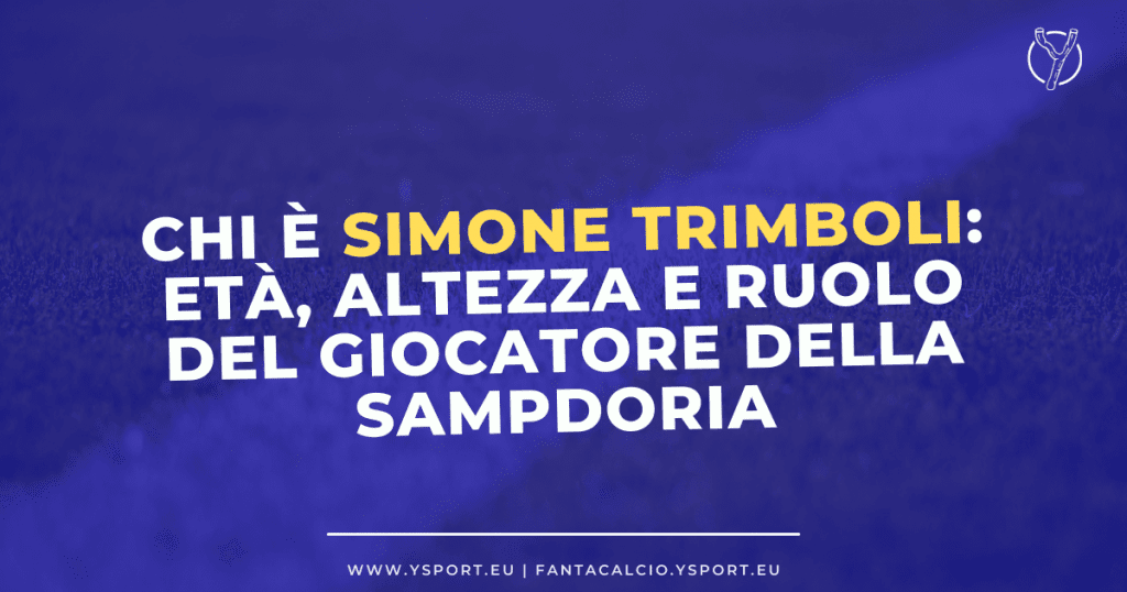 Chi è Simone Trimboli: Wiki, Età, Altezza del Giocatore della Sampdoria