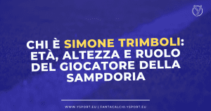 Chi è Simone Trimboli: Wiki, Età, Altezza del Giocatore della Sampdoria