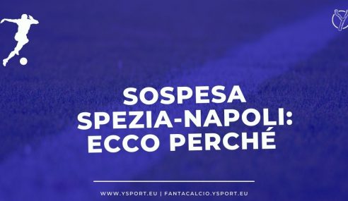 Spezia-Napoli sospesa per scontri tra le tifoserie