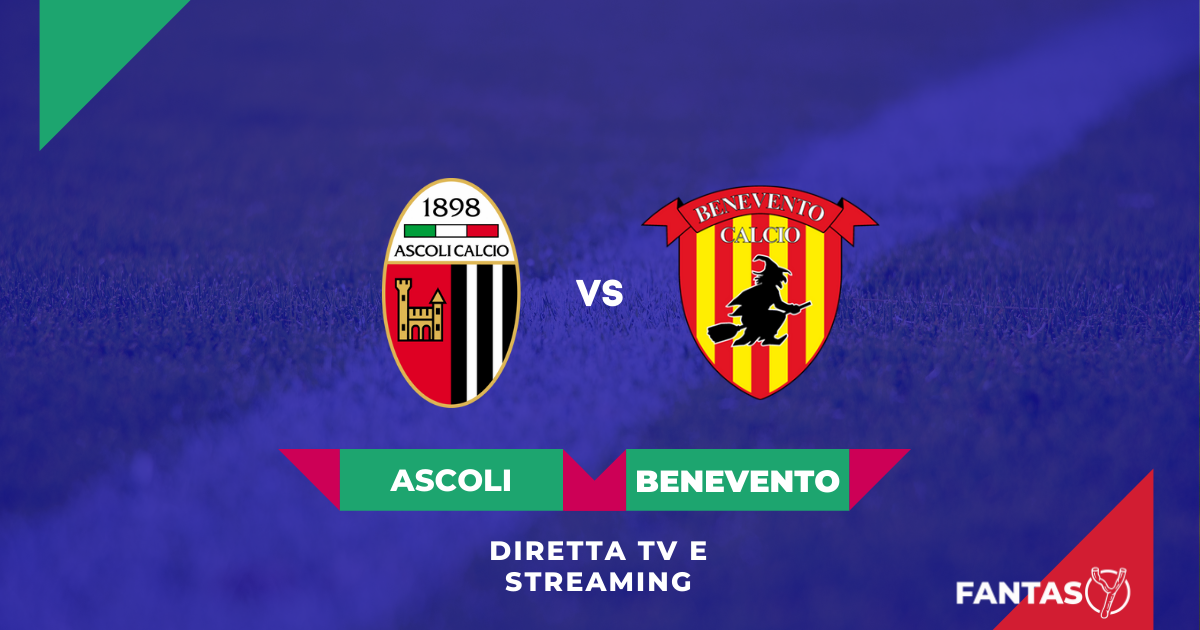 Ascoli-Benevento streaming gratis online diretta tv link live risultato tempo reale DAZN Telegram