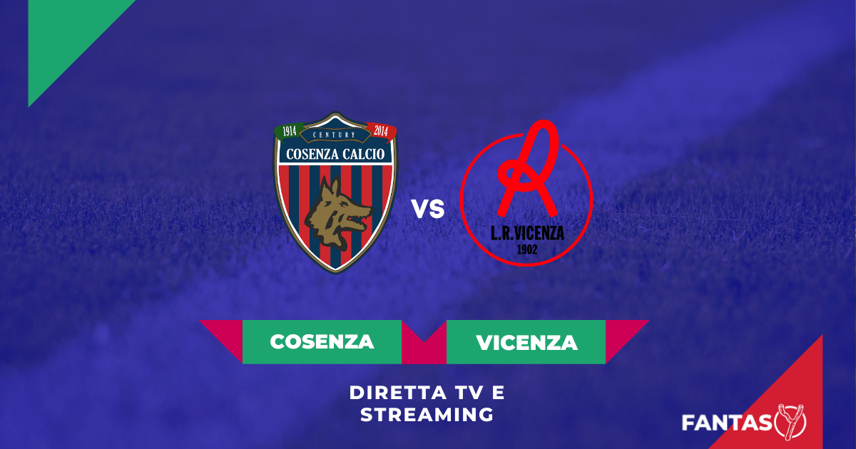 Cosenza-Vicenza Streaming Gratis (Playout Serie B 2022)