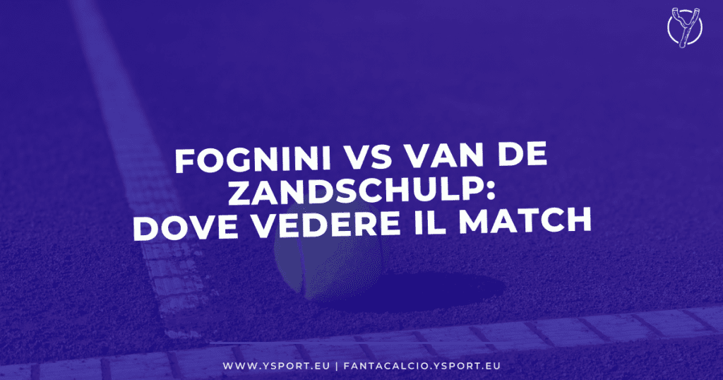 Fognini-Van de Zandschulp Streaming Gratis (Roland Garros 2022)