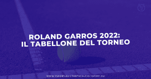 Tabellone Roland Garros 2022: risultati e accoppiamenti italiani
