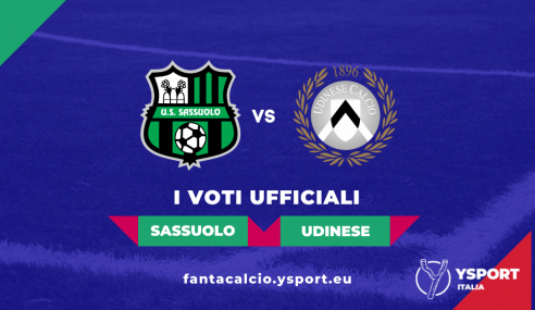 Voti Sassuolo-Udinese 1-1: Pagelle Ufficiali Fantacalcio (36a Giornata Serie A 2021-22)