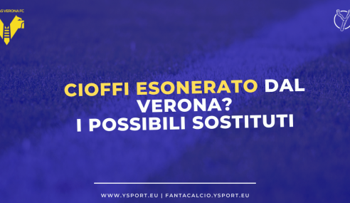 Cioffi esonerato dopo Verona-Udinese 1-2? I possibili sostituti