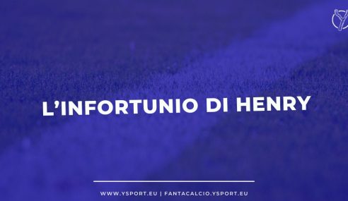 Infortunio Thomas Henry, stagione finita: condizioni e tempi di recupero