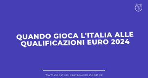 Qualificazioni Euro 2024, Quando Gioca l'Italia: Calendario, Orari Partite, Diretta Tv