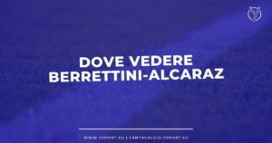Berrettini-Alcaraz Streaming Gratis Diretta Tv Link per vedere Wimbledon 2023